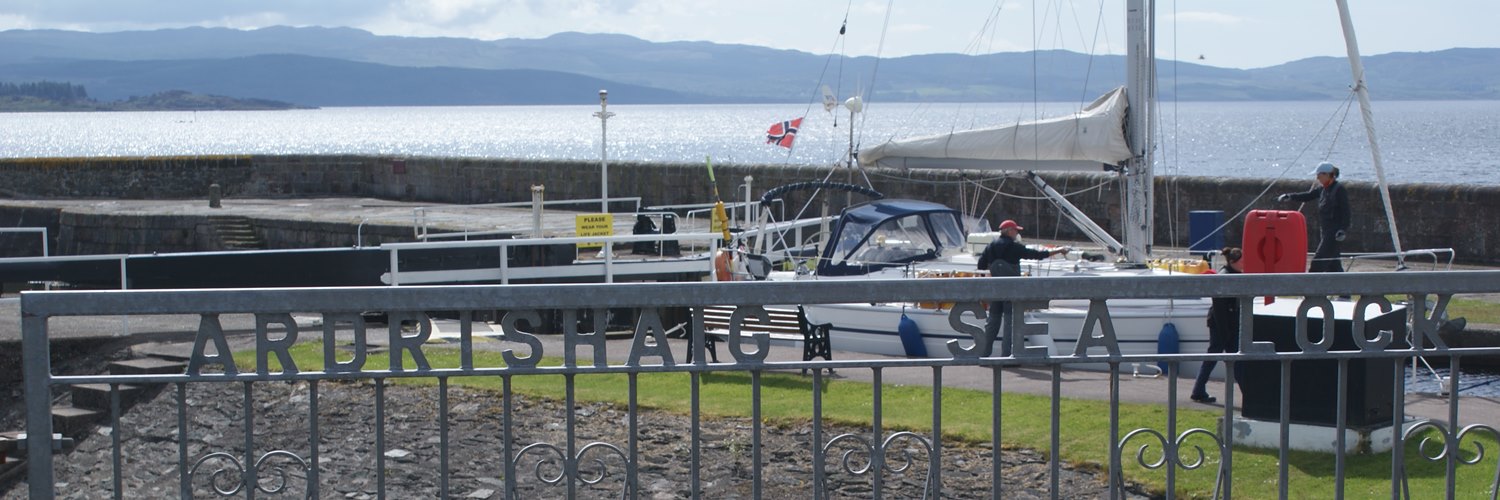 Timber loading at Ardrishaig Pier