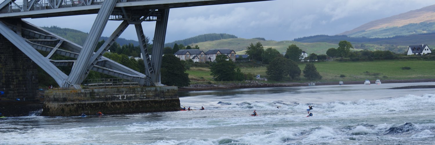 Falls of Lora with paddlers