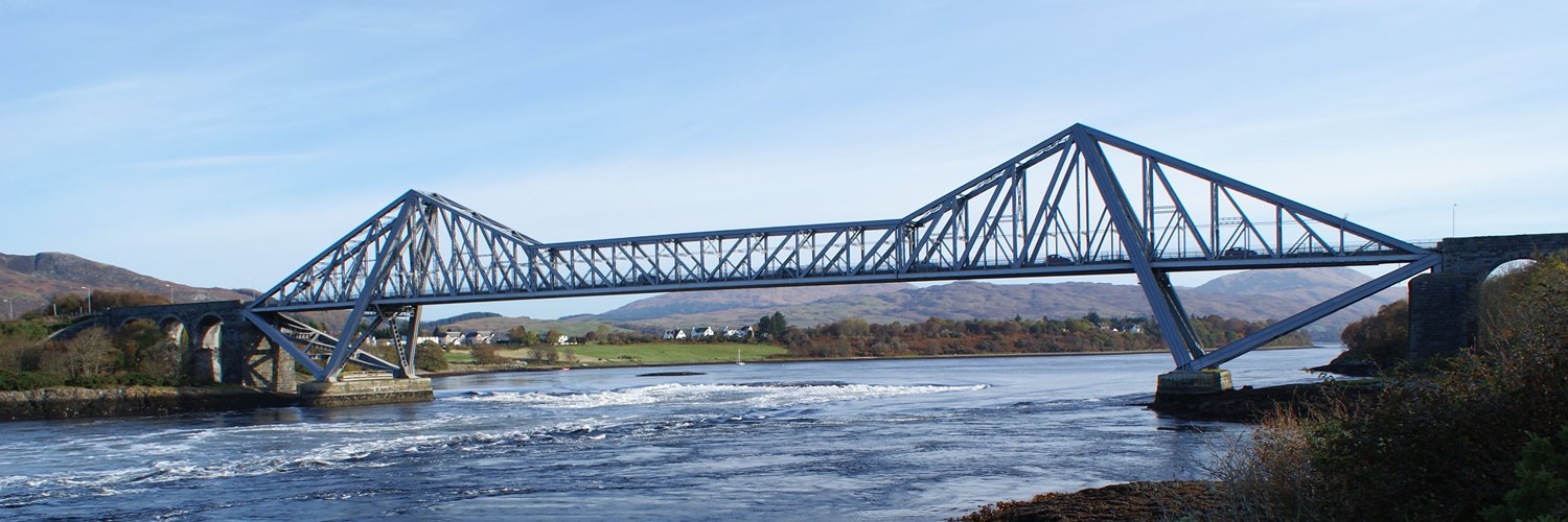 Connel Bridge with the Falls of Lora in full ebb