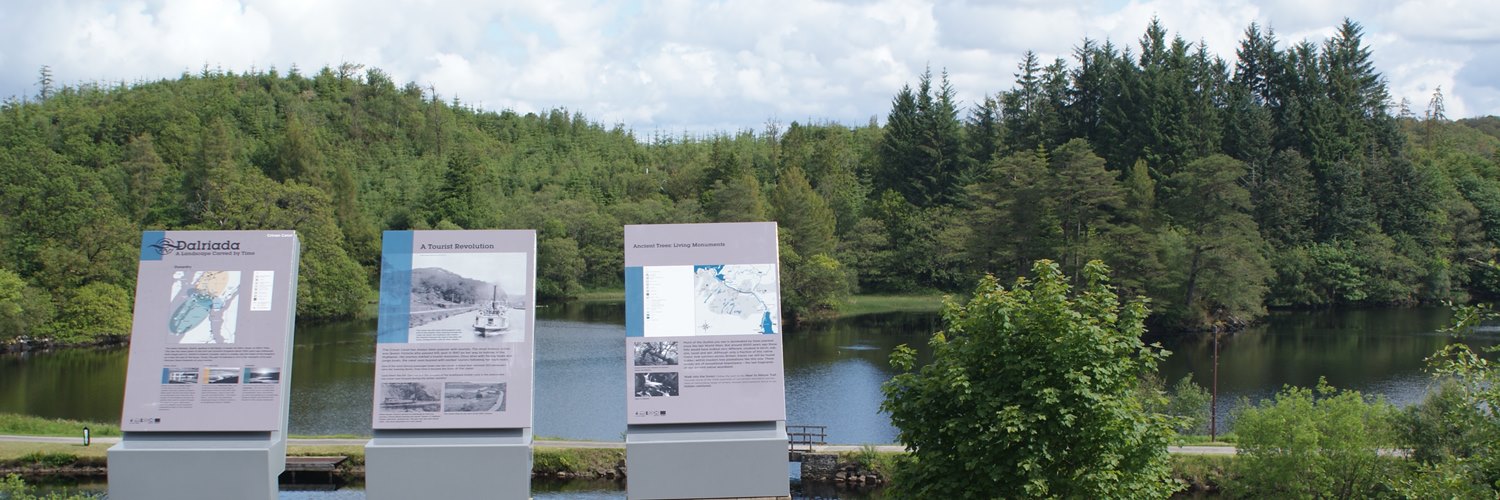The story of Dalriada on boards at Crinan Canal