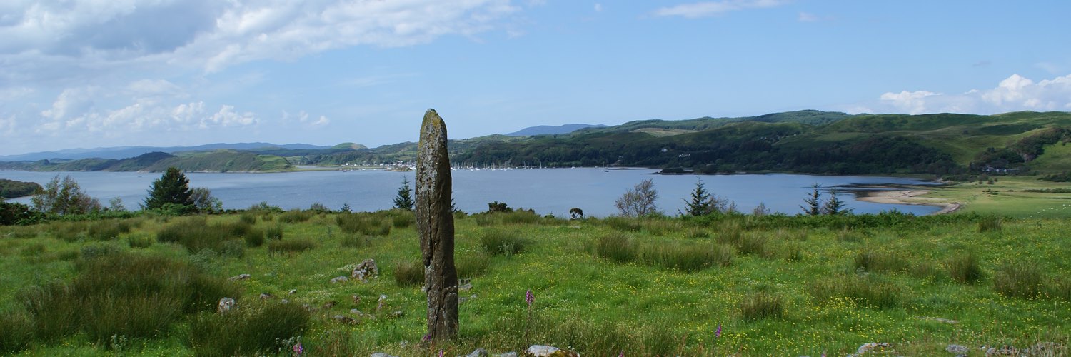 Standing stone overlooking Ardfern
