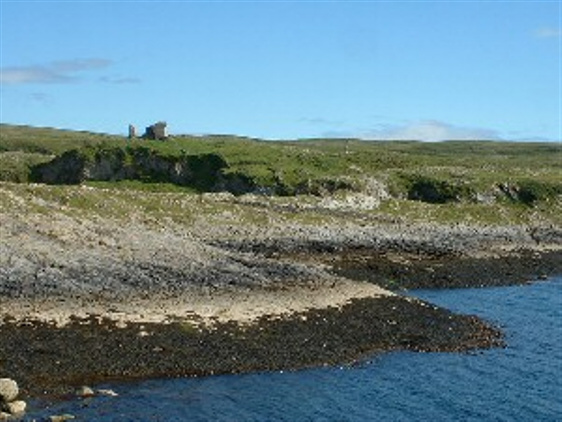 achadun castle, lismore, from the sea