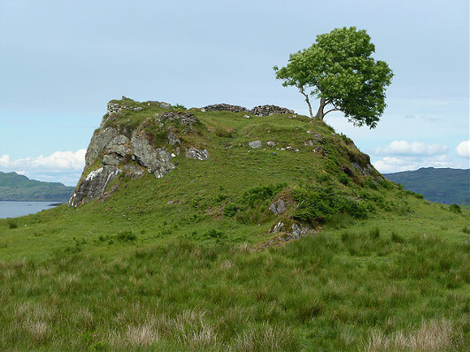 Ardfad Castle ruins on Seil Island