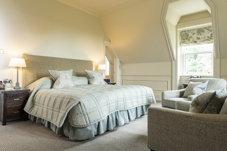 Isle of Eriska spa Hotel double bedroom