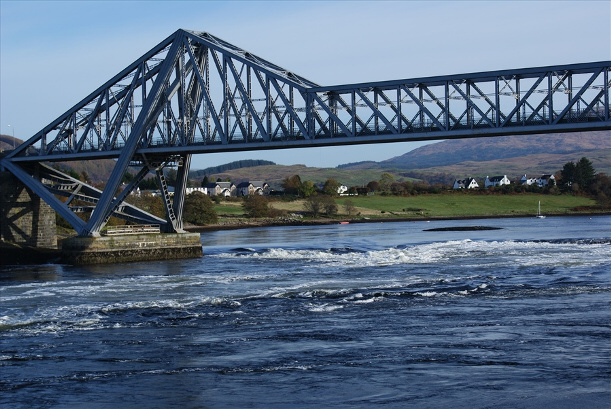Falls of Lora under Connel bridge