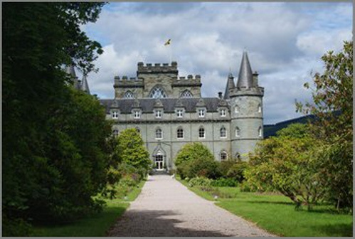 Inveraray Castle from the Gardens