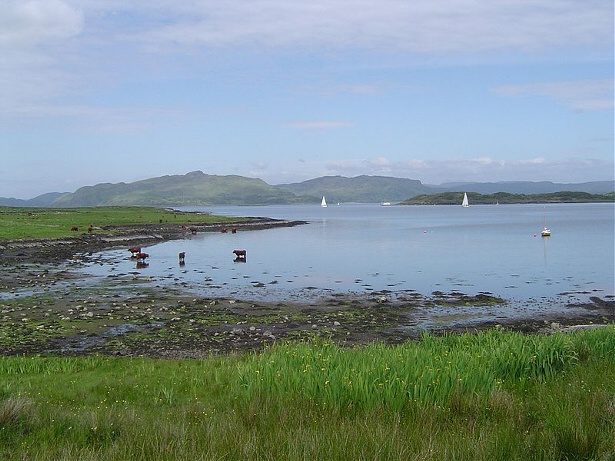 A beach view on Luing