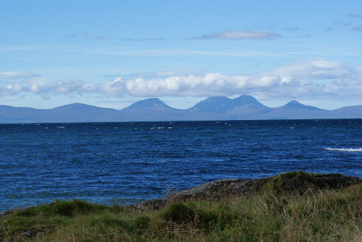 Kintyre to Jura from the road to Campbeltown
