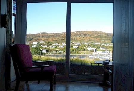 Petersville Self Catering view over Tarbert